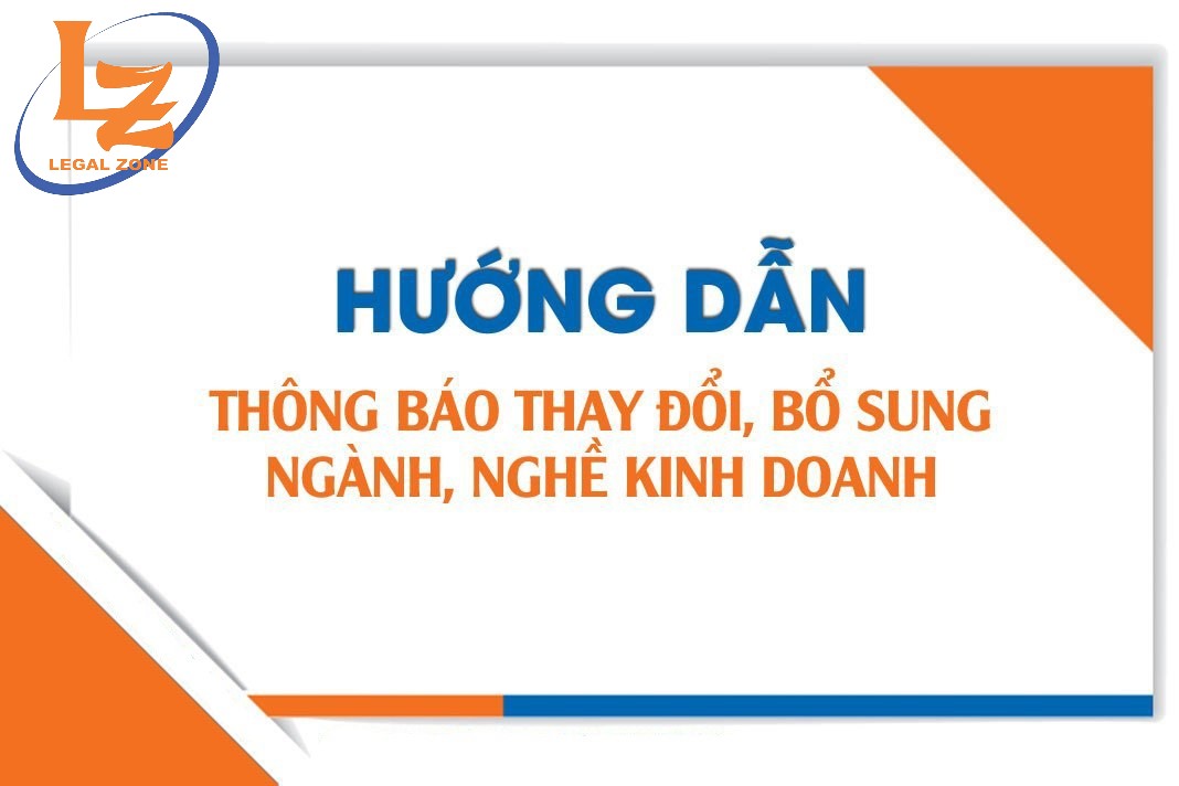 hướng dẫn đăng ký bổ sung ngành nghề kinh doanh