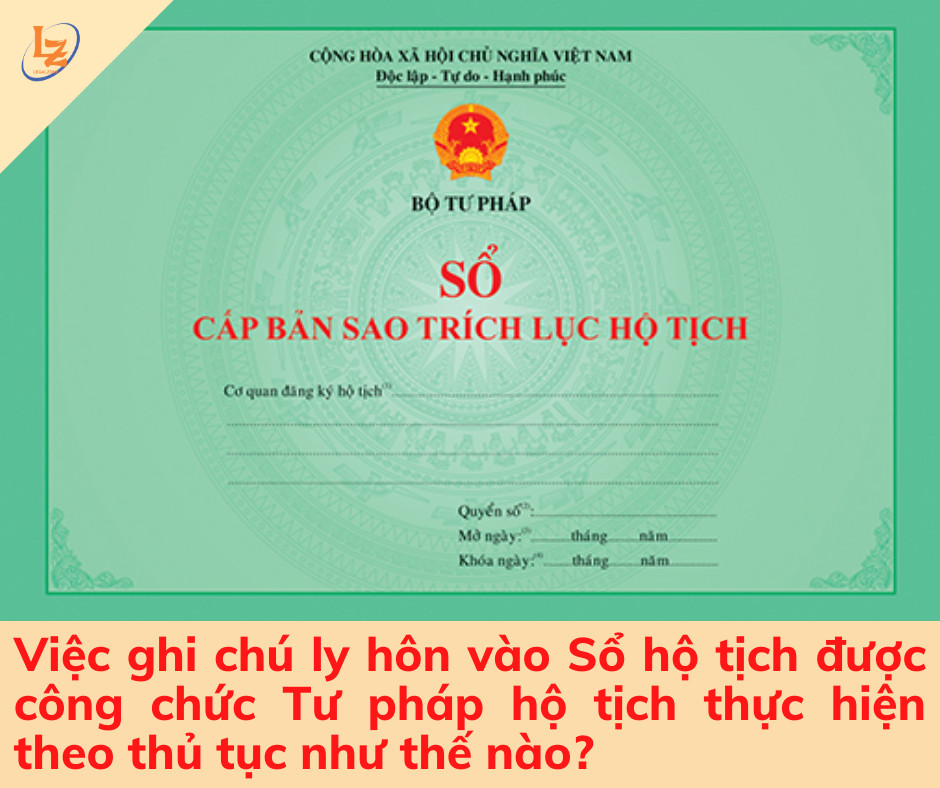 thủ tục ghi chú ly hôn