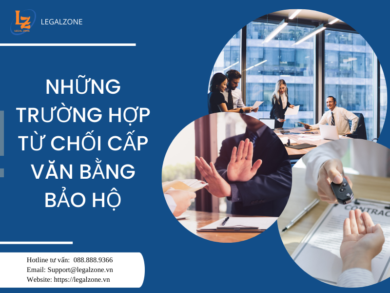 Những trường hợp từ chối cấp văn bằng bảo hộ