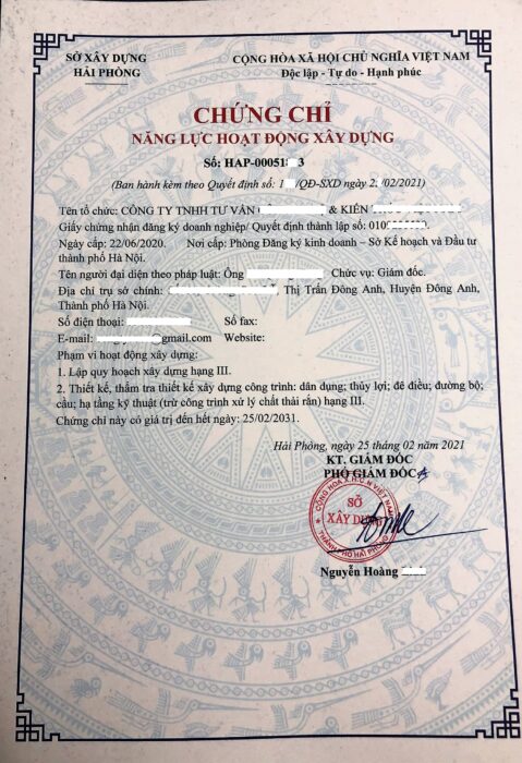Dịch vụ hỗ trợ chứng chỉ hành nghề xây dựng: nên kiểm tra gì?