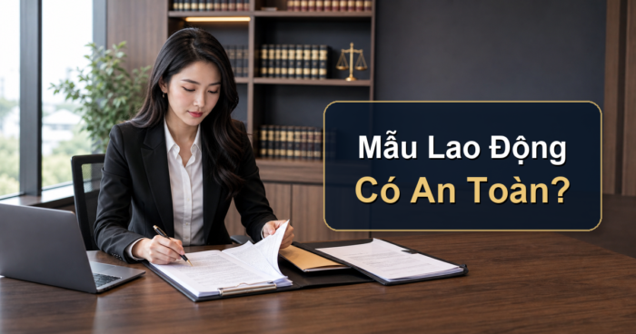 Chuyên viên pháp lý LegalZone rà mẫu hợp đồng lao động cho doanh nghiệp nhỏ