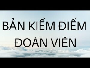 Bản kiểm điểm cá nhân bí thư đoàn