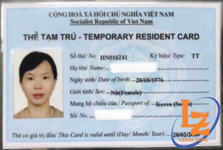 LÀM THẺ TẠM TRÚ CHO NGƯỜI NGƯỜI NƯỚC NGOÀI
