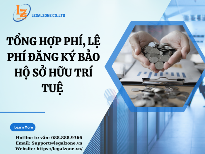 Tổng hợp phí, lệ phí bảo hộ quyền sở hữu trí tuệ
