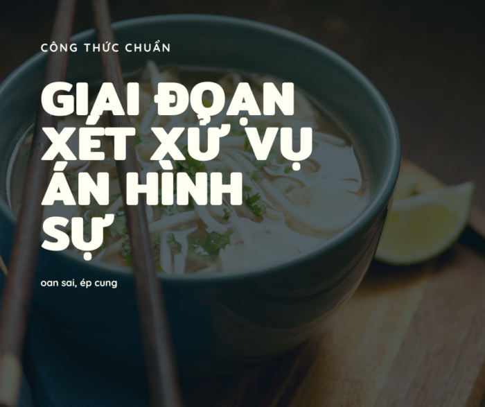 Giai đoạn xét xử vụ án hình sự