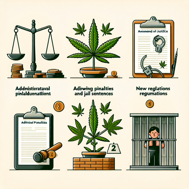 Các mức xử phạt hành chính và hình phạt tù khi trồng cây cần sa theo quy định mới