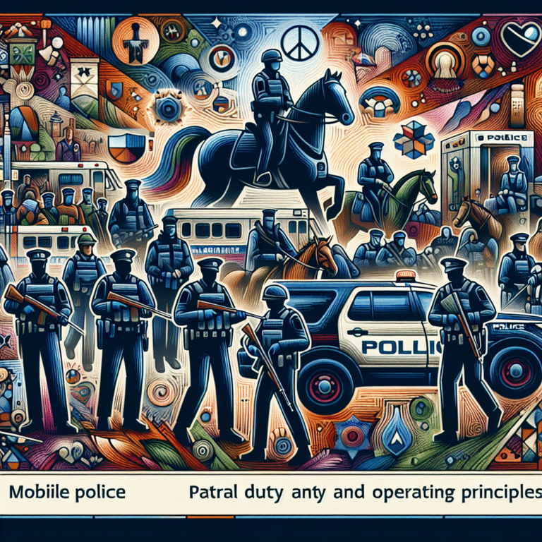 Cảnh sát cơ động: Nhiệm vụ tuần tra trật tự và nguyên tắc hoạt động