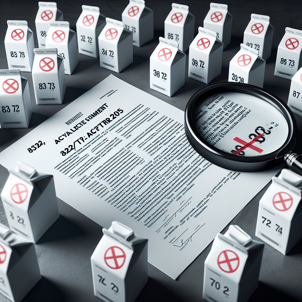 Công văn 832/ATTP-PCTTR 2025: Danh sách 12 loại sữa giả và 72 loại sữa bị điều tra.