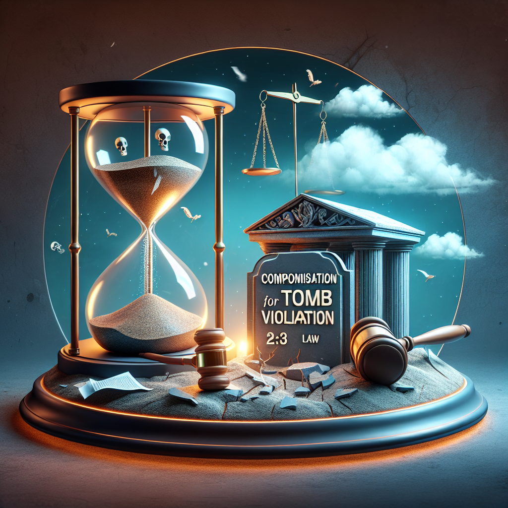 Thời gian và quy định bồi thường khi xâm phạm mồ mả theo luật.