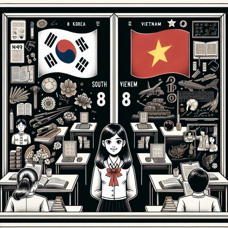 <p><strong>Bảng Tóm Tắt Về Độ Tuổi và Quyền Lợi Của Học Sinh Lớp 8 Ở Hàn Quốc và Việt Nam</strong></p>