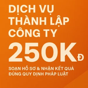 Dịch vụ thành lập công ty