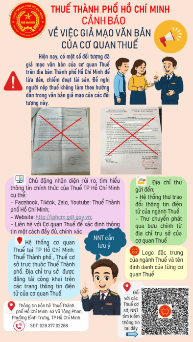 giả mạo văn bản thuế