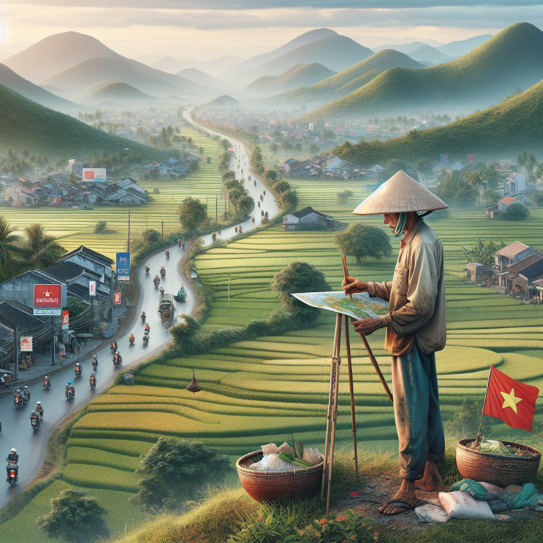 Chủ tịch xã bàn giao sổ đỏ cho cư dân địa phương