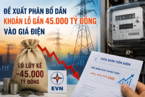 Gánh khoản lỗ gần 45.000 tỷ đồng của EVN Bộ Công Thương đề xuất phân bổ dần vào giá điện ra sao