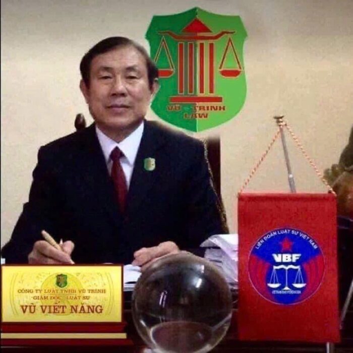 Luật sư Vũ Viết Năng