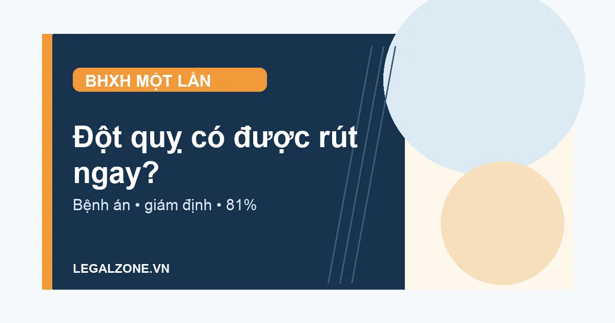 Đột quỵ có được rút ngay?