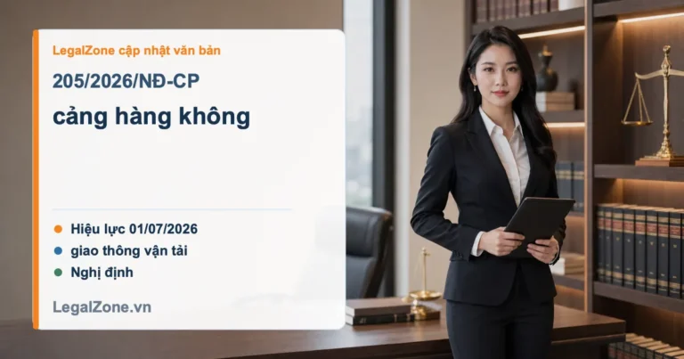 Nghị định 205/2026/NĐ-CP: cảng hàng không