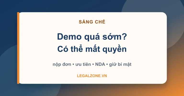 Chủ sở hữu sáng chế: đừng công bố sản phẩm trước khi khóa quyền