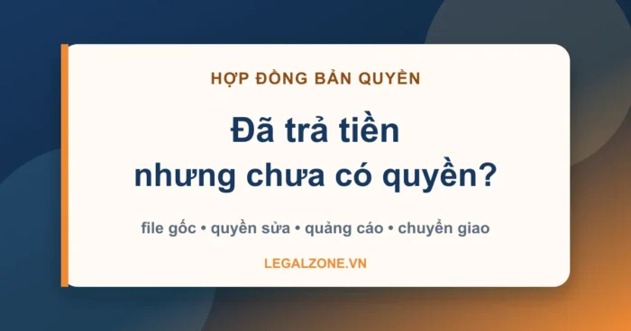 Chuyển nhượng quyền tác giả: trả tiền chưa chắc đã có quyền khai thác