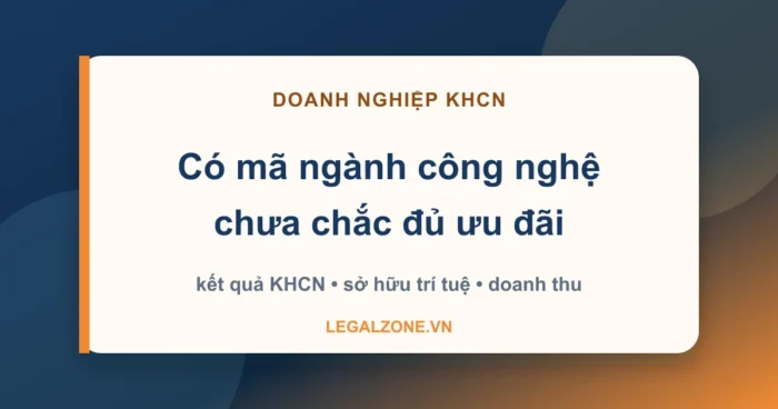 Đăng ký doanh nghiệp khoa học và công nghệ: đừng nhầm với mở công ty công nghệ