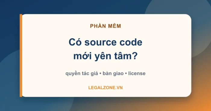 Đăng ký sở hữu trí tuệ phần mềm - source code bàn giao license - LegalZone