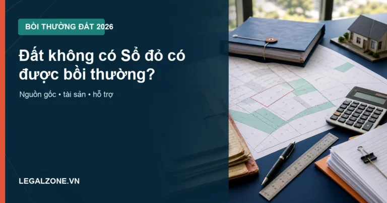 Đất không có Sổ đỏ có được bồi thường khi thu hồi đất năm 2026 không?