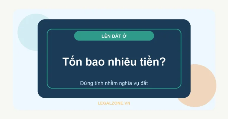 Chuyển đất nông nghiệp lên đất ở năm 2026: cách tính tiền và rủi ro cần biết