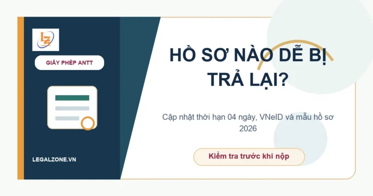 Thủ tục xin giấy phép an ninh trật tự năm 2026: hồ sơ, thẩm quyền và thời hạn