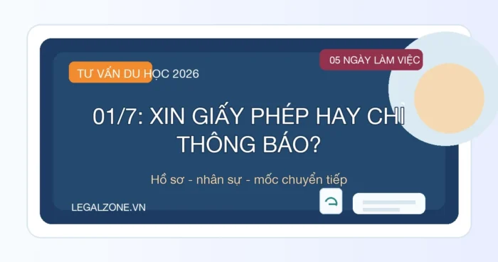 Cấp giấy phép hoạt động tư vấn du học
