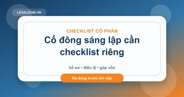 Thành lập công ty cổ phần: hồ sơ 2025