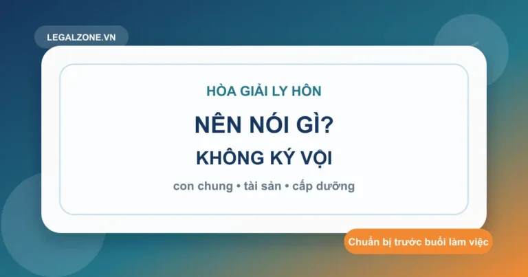 Hòa giải ly hôn: bắt buộc không, nên nói gì và không nên ký gì?