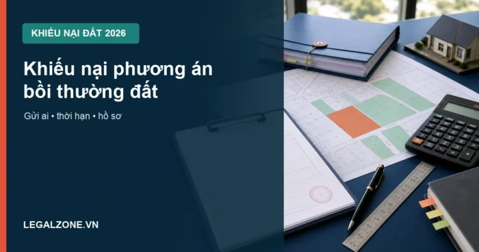 Khiếu nại phương án bồi thường đất năm 2026: gửi ai, thời hạn và hồ sơ