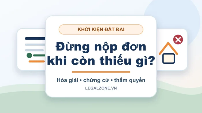 Khởi kiện tranh chấp đất đai: cần hòa giải trước không?