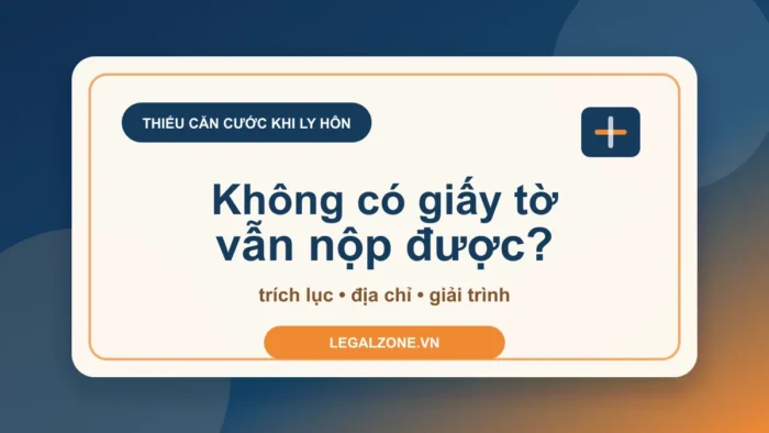 Không có CMND hoặc căn cước của vợ/chồng thì có ly hôn được không?