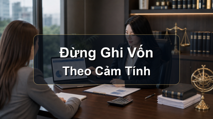 Vốn điều lệ công ty: ghi cao có tốt không hay chỉ tăng rủi ro?