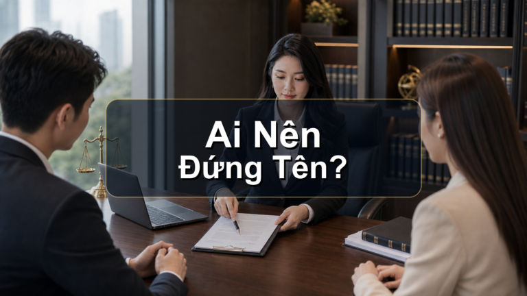 Người đại diện pháp luật: nên để ai đứng tên khi mở công ty?