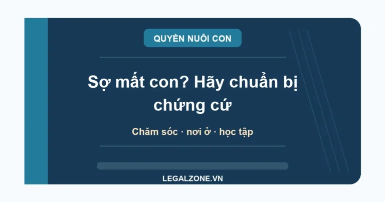 Quyền nuôi con trong trường hợp người mẹ bỏ đi