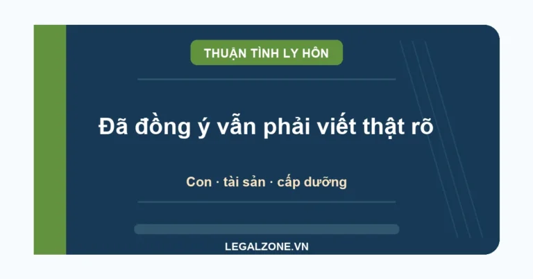Thủ tục giải quyết yêu cầu công nhận thuận tình ly hôn: Các bước và nội dung cần biết