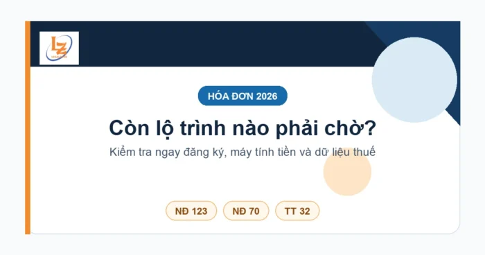 Lộ trình áp dụng hóa đơn điện tử năm 2026: doanh nghiệp còn phải làm gì?