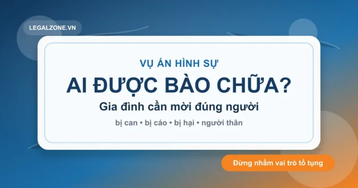 Người bào chữa trong vụ án hình sự là ai, gia đình nên mời ai?