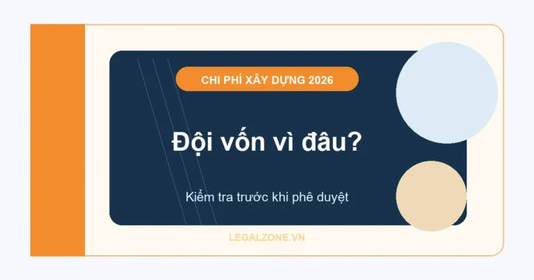 Quản lý chi phí đầu tư xây dựng từ 01/07/2026: chủ đầu tư cần kiểm tra gì trước khi phê duyệt?