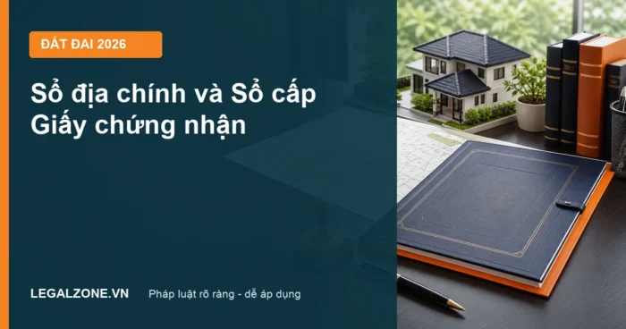 Sổ địa chính và Sổ cấp Giấy chứng nhận: mẫu và cách lập
