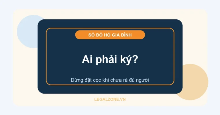 Sổ đỏ hộ gia đình năm 2026: bán đất cần chữ ký của ai?