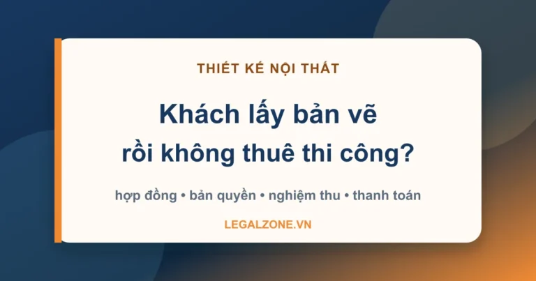 Thành lập công ty thiết kế nội thất: khóa hợp đồng và bản vẽ