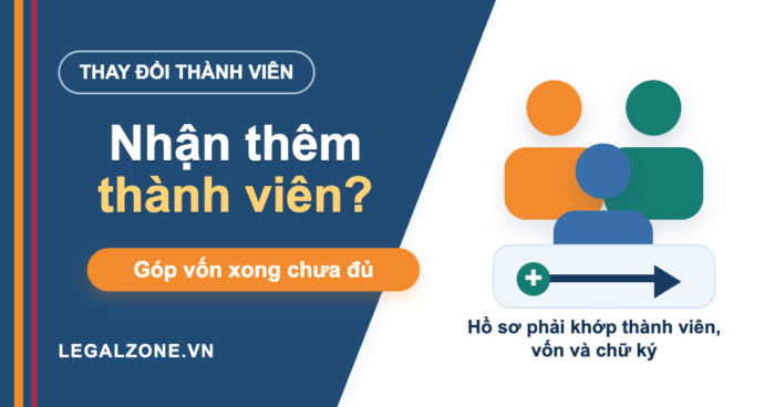 Thay đổi thành viên công ty TNHH khi tiếp nhận thành viên mới