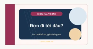 Đơn đi tới đâu? - LegalZone