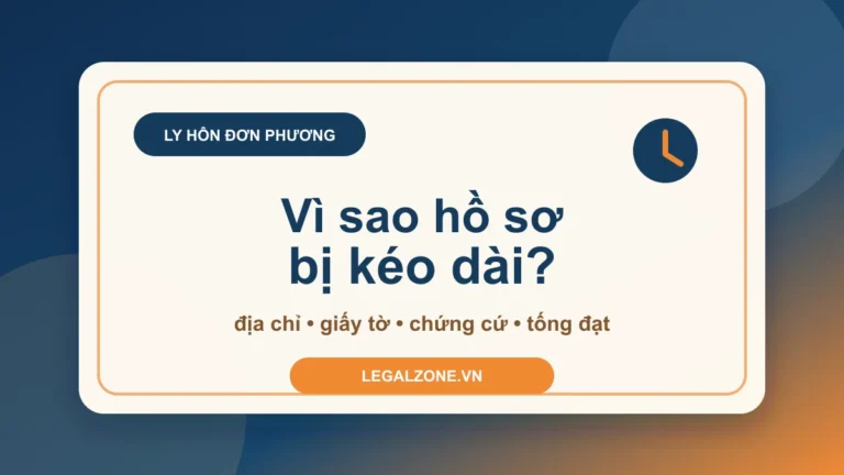 Thời gian giải quyết ly hôn đơn phương: vì sao cùng một hồ sơ có thể nhanh hoặc rất lâu?