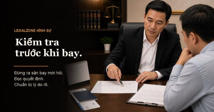 Bị tạm hoãn xuất cảnh trong vụ án hình sự: cần làm gì?