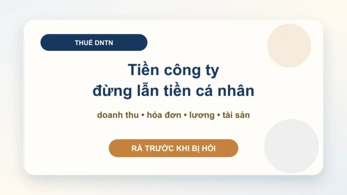 Thuế doanh nghiệp tư nhân phải nộp