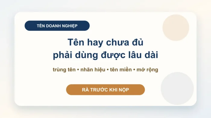 Cách đặt tên doanh nghiệp